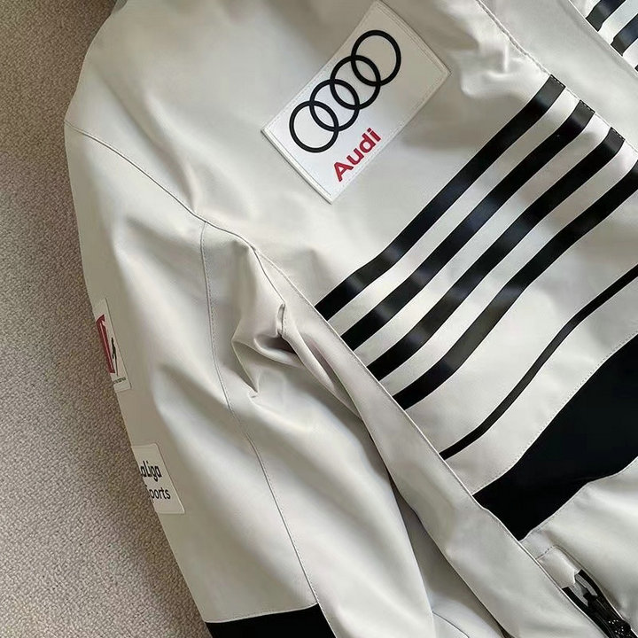 Veste Audi Femme Capuche Coupe-vent 2023 La Liga Sport Blanc